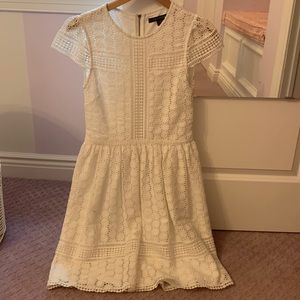 French connection white lace dress